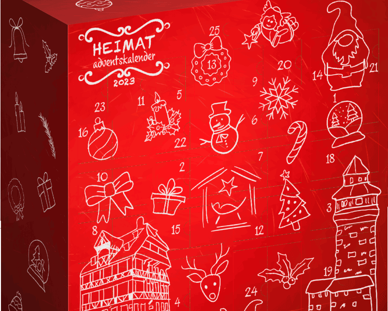 Heimatadventskalender oder Ein fränkisches Unikat mit 25 Türchen Heimatadventskalender oder Ein fränkisches Unikat mit 25 Türchen
