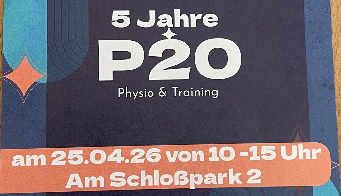 5 Jahre P20 oder wir tun was für Ihre Gesundheit und dies wird am 25.4.2026 mit Ihnen gefeiert!!!!!