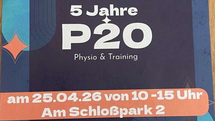 5 Jahre P20 oder wir tun was für Ihre Gesundheit und dies wird am 25.4.2026 mit Ihnen gefeiert!!!!!